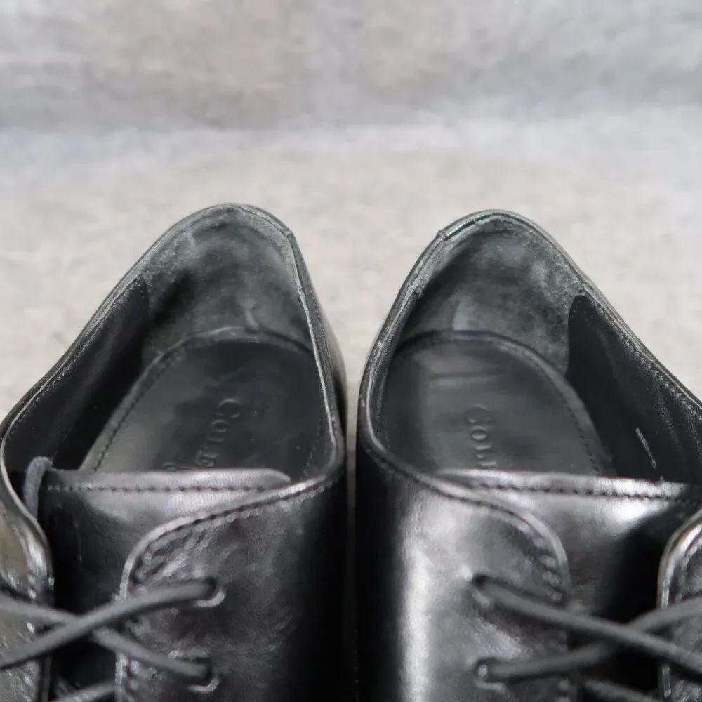 Cole Haan Shoes Mens 8.5 Oxford Classic Formal Leather Black Dress Event Lace Up